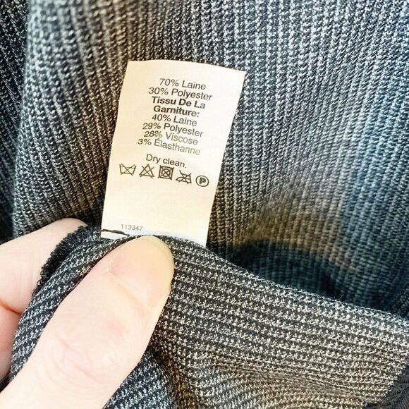 J. Crew Grey Black Sleeveless Button Down with Pockets Tie Waist Dress S Small - Picture 7 of 10